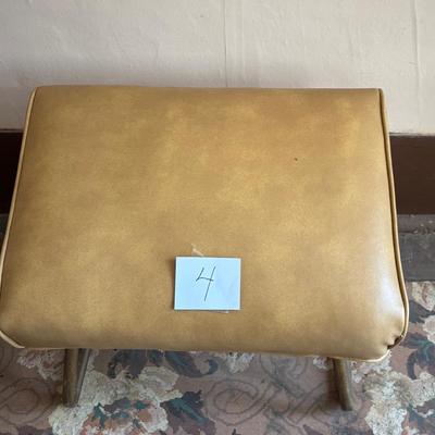 Vintage Adjustable Foot Stool