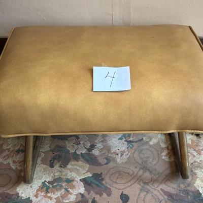 Vintage Adjustable Foot Stool