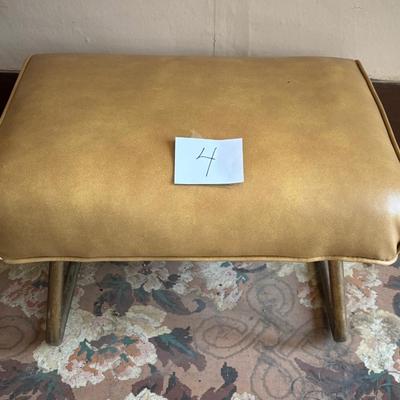 Vintage Adjustable Foot Stool