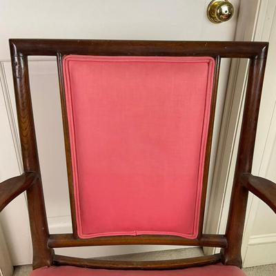 M276 Two Georgian Style Arm Chairs