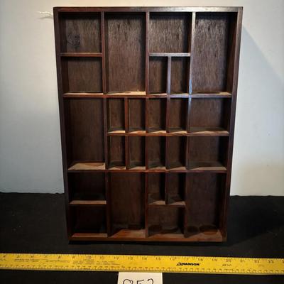 Wooden Display Shelf