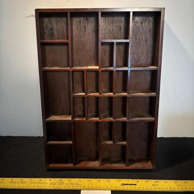 Wooden Display Shelf