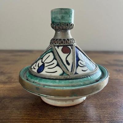 Hand-painted mini tagine
