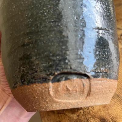 Studio art glazed vase