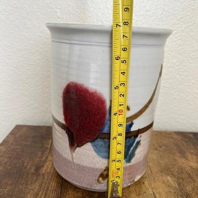 Glazed utensils holder
