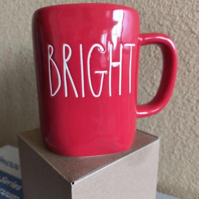 Rae Dunn "Bright" mug