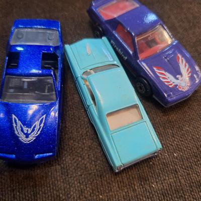 Magic eight ball and vintage toy cars