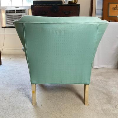 M287 Vintage Teal Short Arm Chair