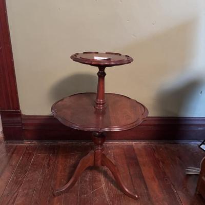 Vintage Two-Tier Dessert Table