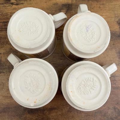 Vintage Bilton mugs, 4