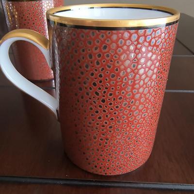 Fitz and Floyd coffee mugs, 2