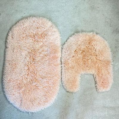 HZ303 Pink Bathroom and Toilet Mat