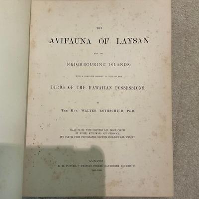 M306 Part I & II Of "Avifauna Of Laysan" By Walter Rothschild
