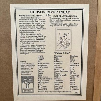 Hudson River inlay by Jeff Nelson
