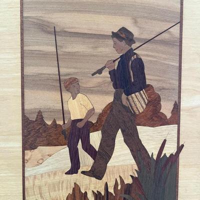 Hudson River inlay by Jeff Nelson