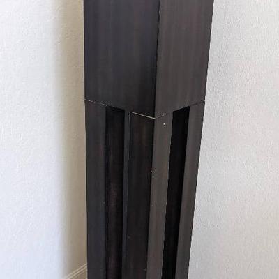 48" Tall Black Vase Stand (Made In Philippines) (Vase Not Included For Display Purposes Only)