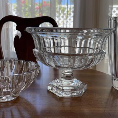 Crystal Bowls And Vase