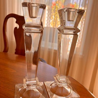 Set Of 2 Shannon Crystal Candlesticks