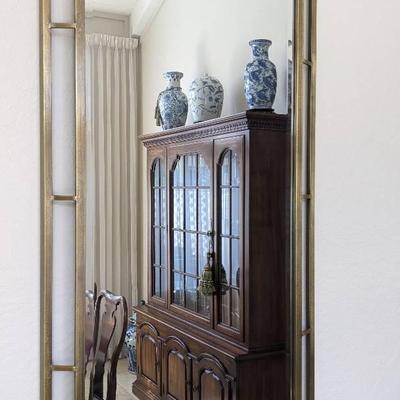 Joss & Main Eulalie Iron Mirror with 1-1/4" Bevel and  3D Frame