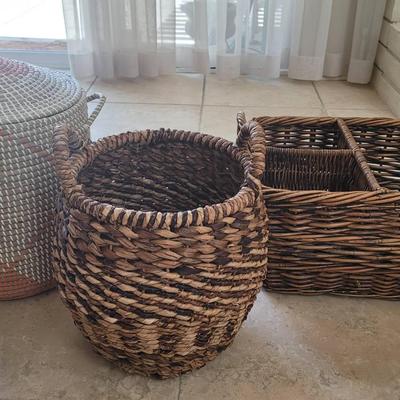 Wicker Baskets Set Of 3
