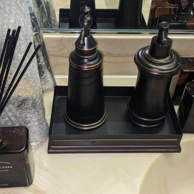 Botanico De Havana Fragrance Diffusers, Soap & Lotion Dispensers w/ Tray