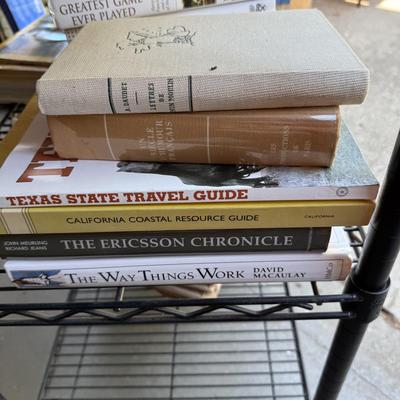 Sale Photo Thumbnail #69: This is for 1 shelf of books. Misc. 
Box’s are not included. They are in a different lot.