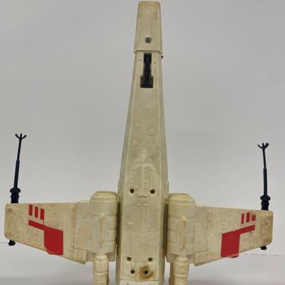 LOT 42: Vintage Star Wars Toys - X-Wing and Tie Fighter