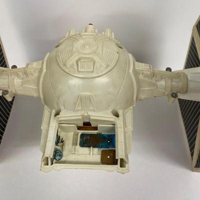LOT 42: Vintage Star Wars Toys - X-Wing and Tie Fighter