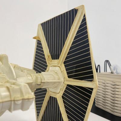 LOT 42: Vintage Star Wars Toys - X-Wing and Tie Fighter