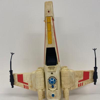 LOT 42: Vintage Star Wars Toys - X-Wing and Tie Fighter