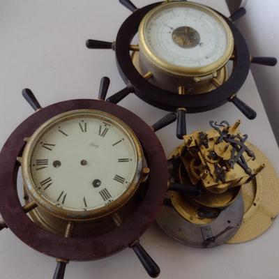 Collection of Clock Parts and Cases
