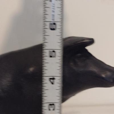 Vintage Cast Iron Piggy Bank- Approx 5 1/2" Tall