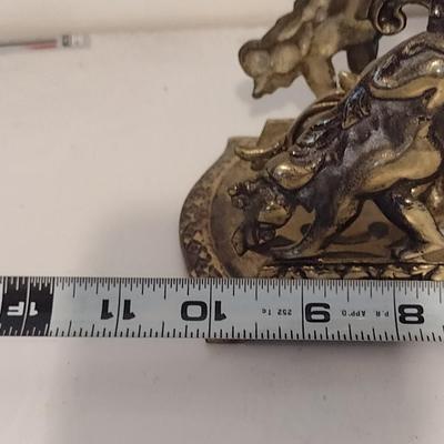 Vintage Japanese Cast Metal Desk/Mail Organizer