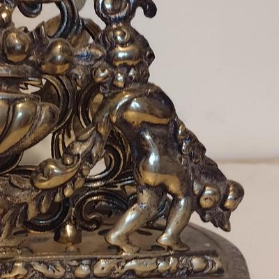 Vintage Japanese Cast Metal Desk/Mail Organizer