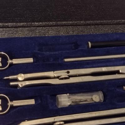 Vintage West German Lutz Protractor/Drafting Set