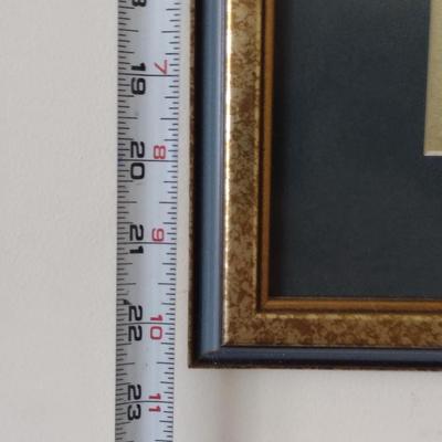 Framed Needlework Sampler- Approx 23 1/2" x 22 1/2"