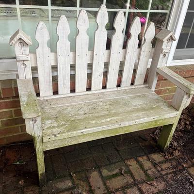 White Benches & Fence (FY-MG)