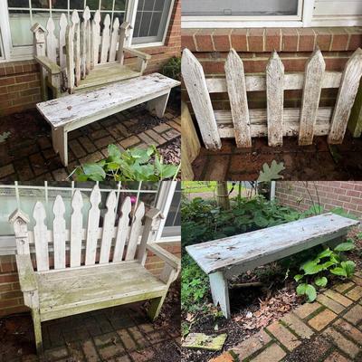 White Benches & Fence (FY-MG)