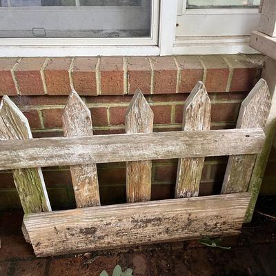 White Benches & Fence (FY-MG)