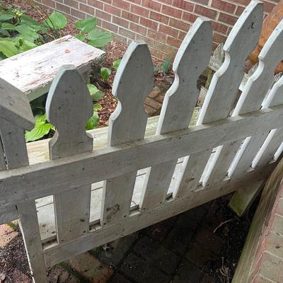 White Benches & Fence (FY-MG)