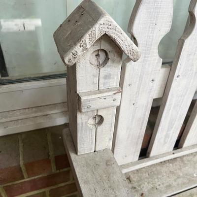 White Benches & Fence (FY-MG)