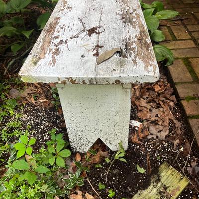 White Benches & Fence (FY-MG)