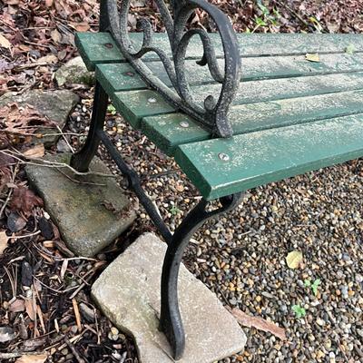 Wood & Cast Iron Garden Bench (FY-MG)