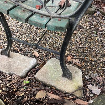Wood & Cast Iron Garden Bench (FY-MG)