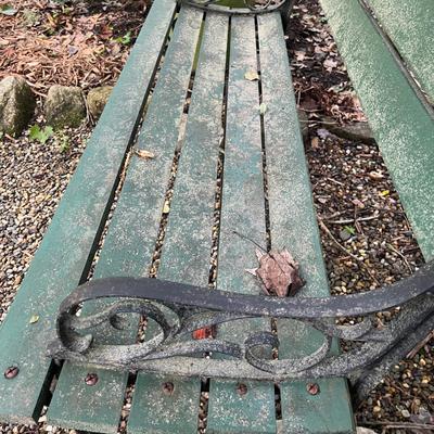 Wood & Cast Iron Garden Bench (FY-MG)
