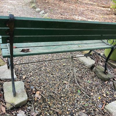Wood & Cast Iron Garden Bench (FY-MG)