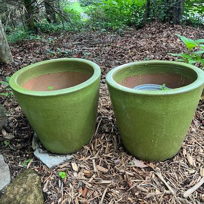 Five Glazed Plant Pots (FY-MG)