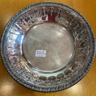 Small silver plate items