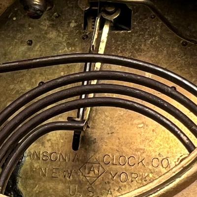 Ansonia Clock Company Rococo Mantle Clock w/ Key (LR-RG)