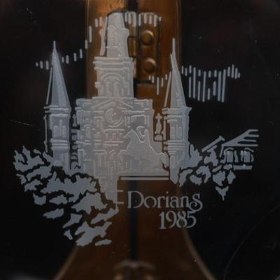 Collection of New Orleans Themed Glass Plates